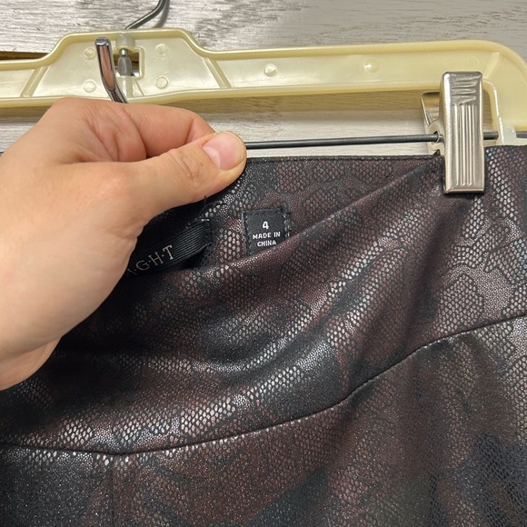 Insight Black and Brown Patterned Leggings - Picture 5 of 8